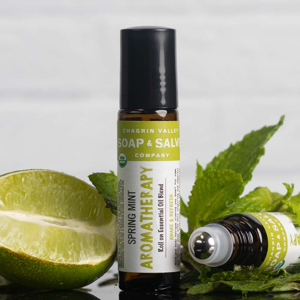 Aromatherapy Essential Oil Roll On: Spring Mint