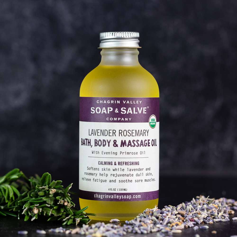 Bath and Body Oil: Lavender Rosemary