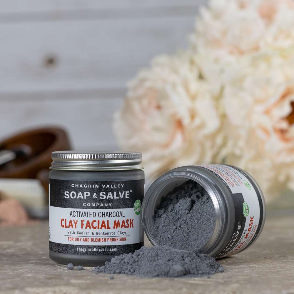 Clay Face Mask: Activated Charcoal