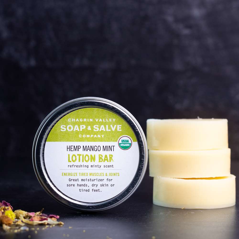 Chagrin Valley Soap & Salve Tin Lotion Bar Three Butter