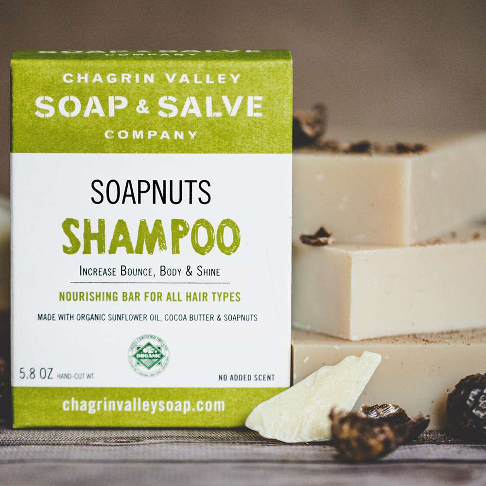 Shampoo Bar: Soapnuts Shampoo – Chagrin Valley Soap & Salve